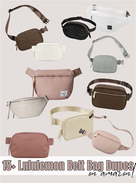 lulu belt bag dupe amazon|best lululemon crossbody bag dupe.